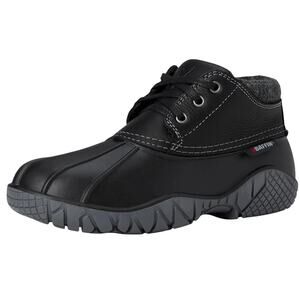 Baffin Womens Whitetail ll Ankle Sneakers US 9 EU 39 Black Leather Insulated NIB